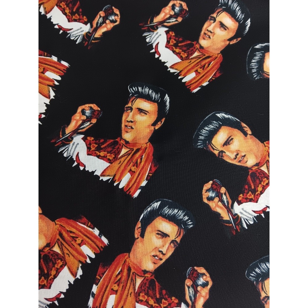 Elvis Presley C/93 Shamash and Sons Fabric Material 44" x 92" (2.5 yds) NEW